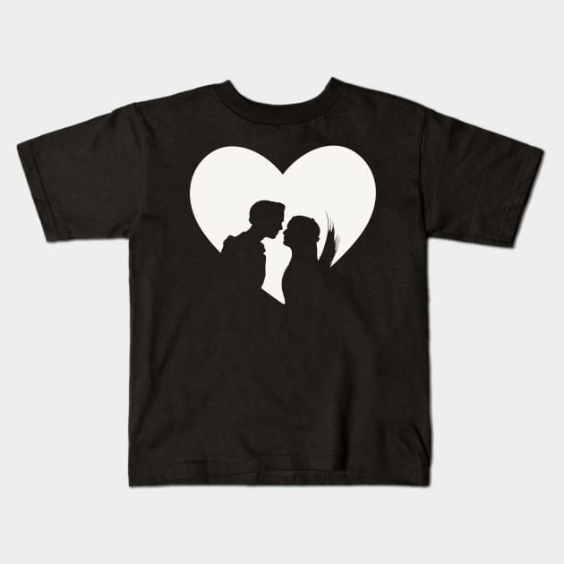 Romeo ❤️ Juliet Kids T-Shirt by @johnnehill